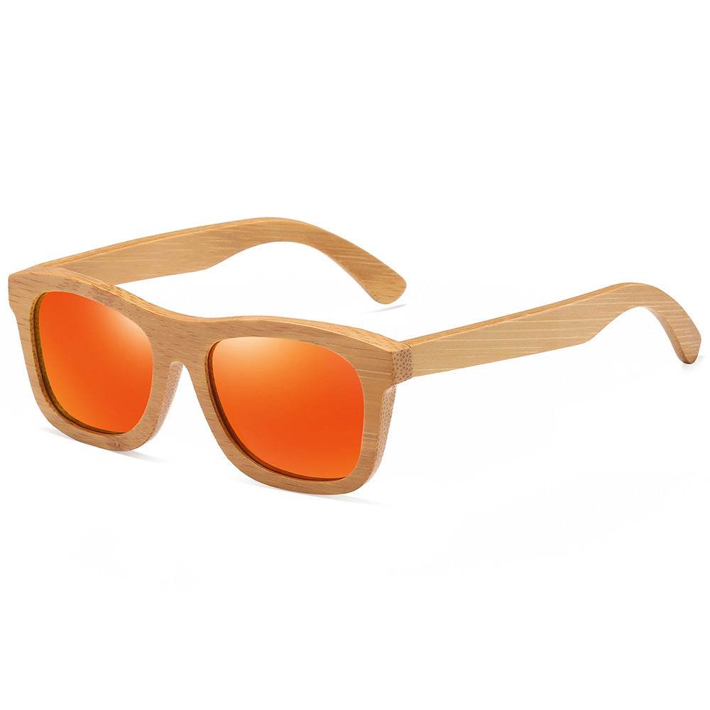 Polarized wooden sunglasses - Mubimart