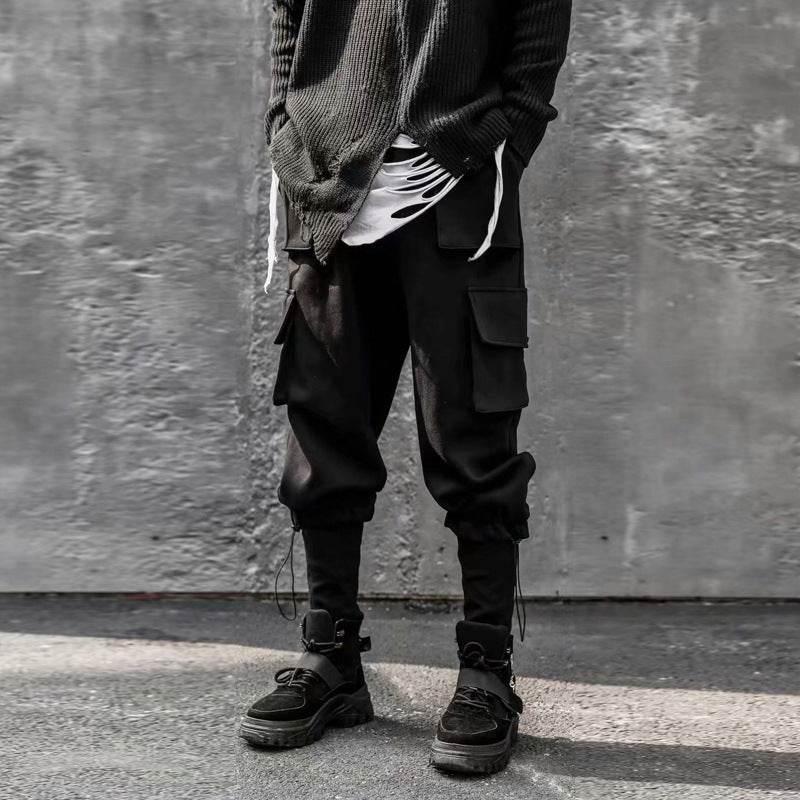 Multi-pocket cargo pants - Mubimart