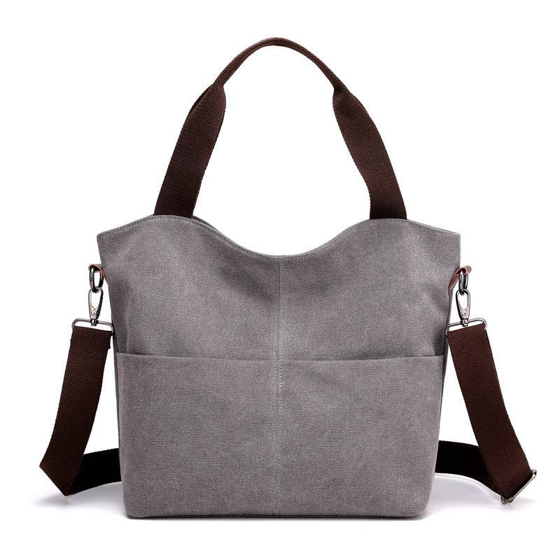 Shoulder women bag canvas bag - Mubimart