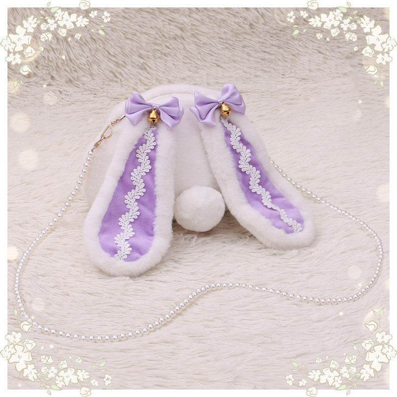 Plush Impression Doll One-Shoulder Small Satchel - Mubimart