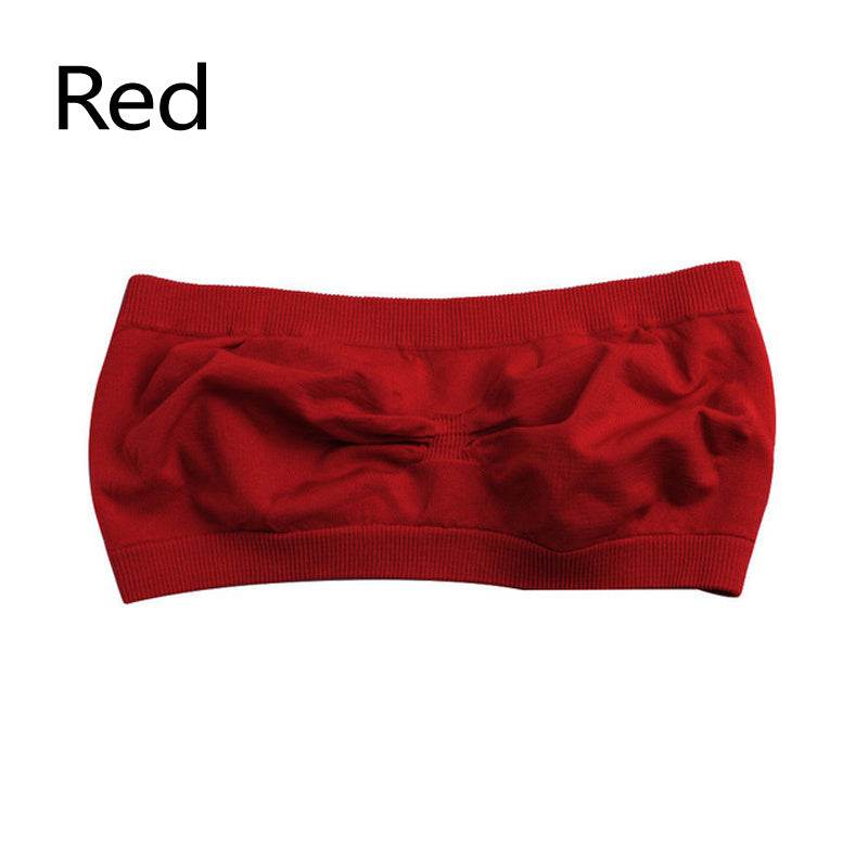 Bandeau Bra Underwear Women Bralette Seamless Strapless Tops - Mubimart