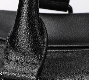 Leather gym bag - Mubimart