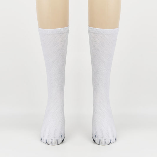 3D Animal Foot Print Socks Printed Socks