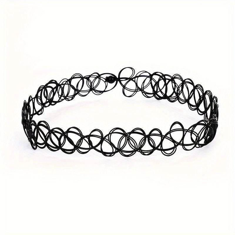 Vintage-Inspired Stretchy Choker Necklaces - A Nostalgic Touch To Your Outfit - Mubimart
