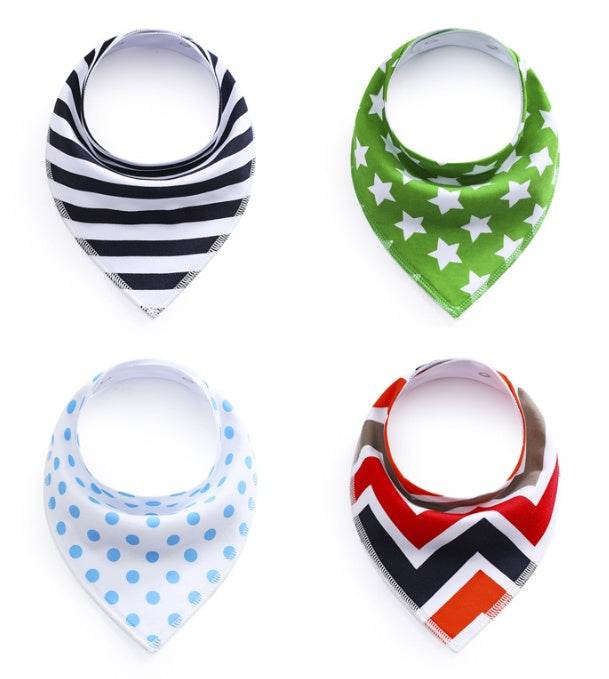 Saliva towel double fleece baby bib bib - Mubimart