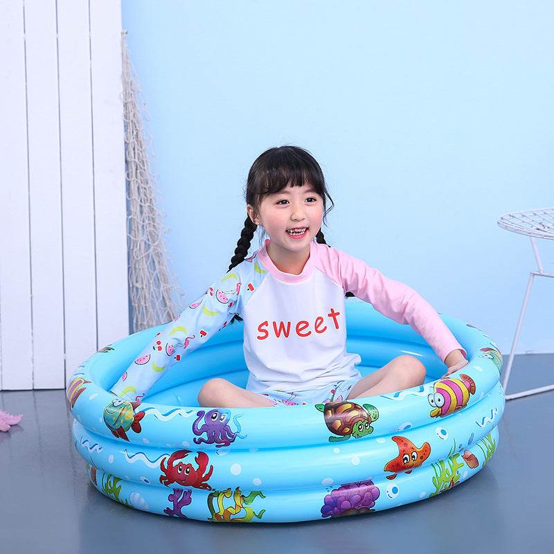Into The Ocean - Inflatable Baby Swimming Pool - Mubimart