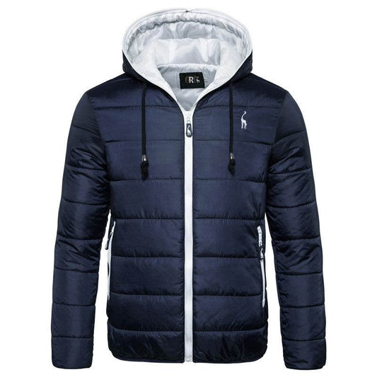 Pure color coat jacket cotton coat - Mubimart