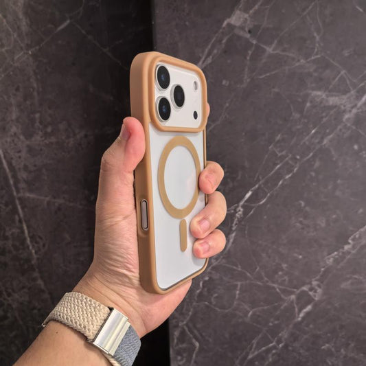 Non-yellow Phone Case Transparent Magnetic Ultra-thin Drop-resistant Protective Cover