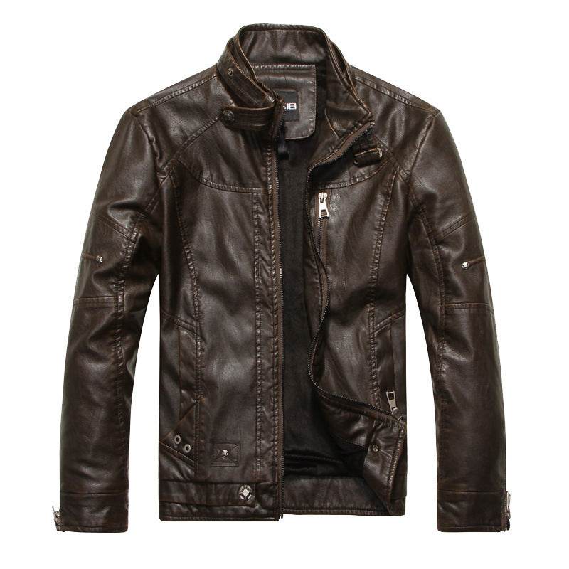 Leather jacket - Mubimart
