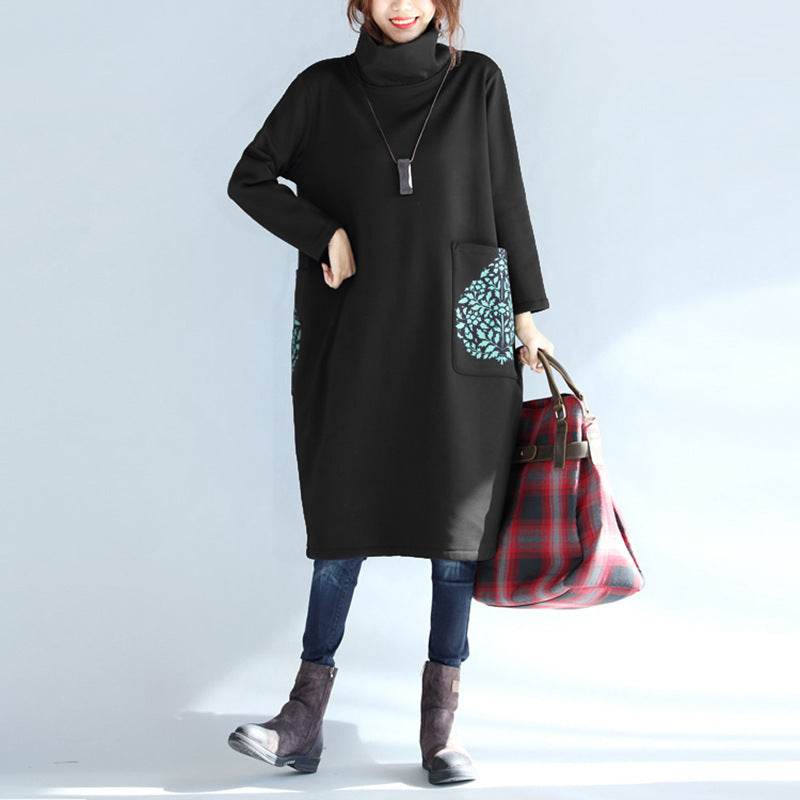Plus Fat Size Dress Women Spring And Autumn New - Mubimart