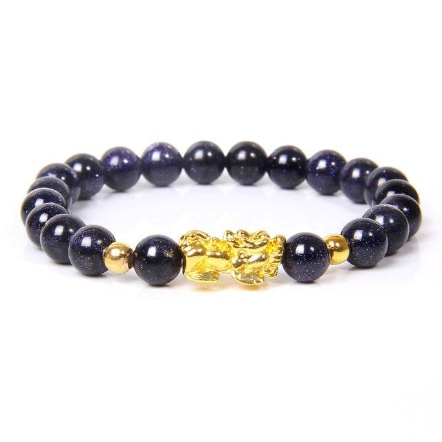 Women Men Feng Shui Buddha Bracelet Golden Piuxiu Charm - Mubimart