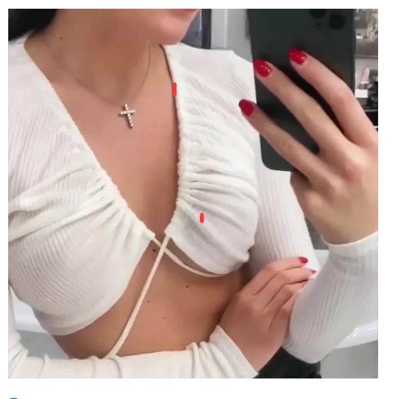 Strapless Crop Top T Shirt Women Sexy Slim-fit Short Coat - Mubimart