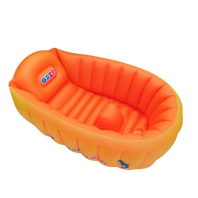 Baby Bath Tub Inflatable Bathtubs Baby Folding Bathtub Flower Bath Tubs Baby Goods for the Newborn - Mubimart