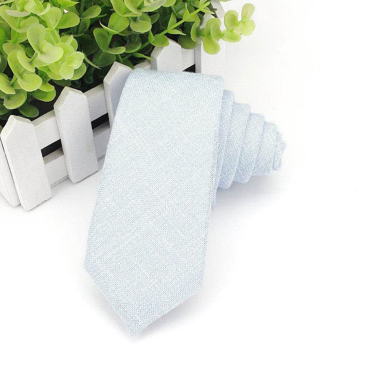 Men's Neckties Wholesale Super Narrow Spot Imitation Wool 6cm - Mubimart