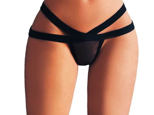 Underwear Panties Women Sexy Pajamas Bikini t Pants Mesh Thong - Mubimart