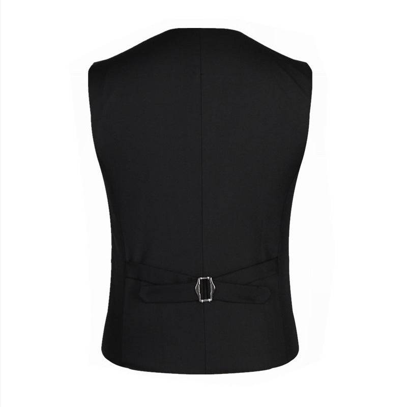 Men's Casual Suit Vest British Slim Waistcoat Vest - Mubimart