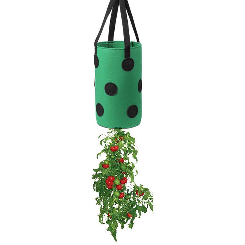 Strawberry Grow Bag Nonwoven Fabric Vertical Jardin Garden Hanging Plant Bag Vegetable Potato Planter Bag For Greenhouse - Mubimart