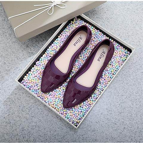 Women's pointed toe flat shoes - Mubimart