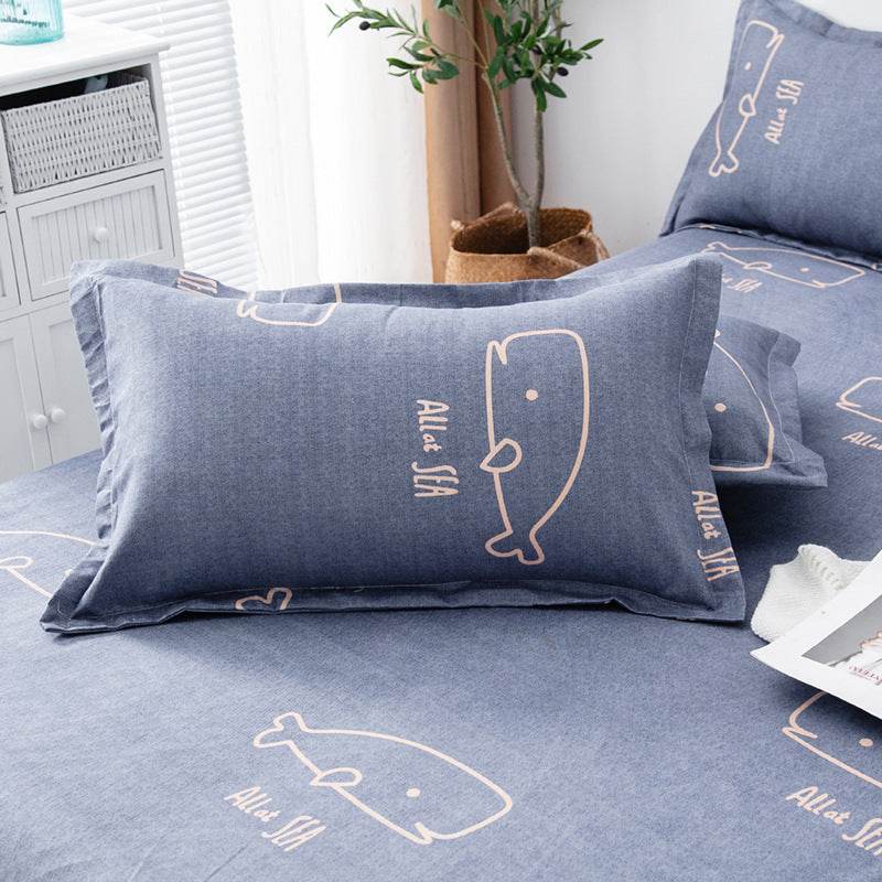 Simple Brushed Pillowcase Pillowcase One Pack - Mubimart