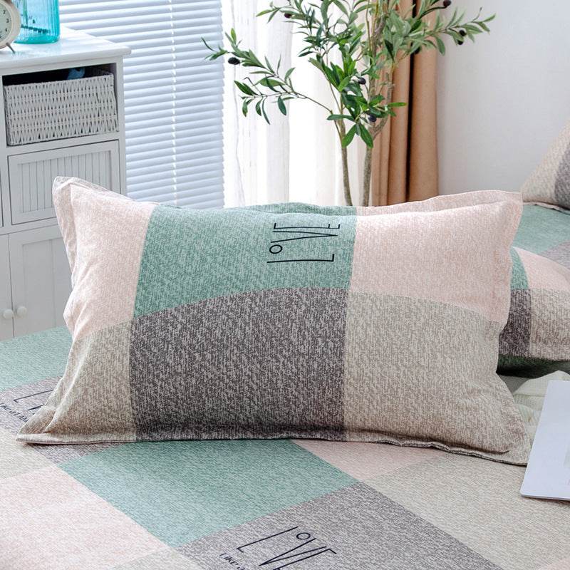 Simple Brushed Pillowcase Pillowcase One Pack - Mubimart