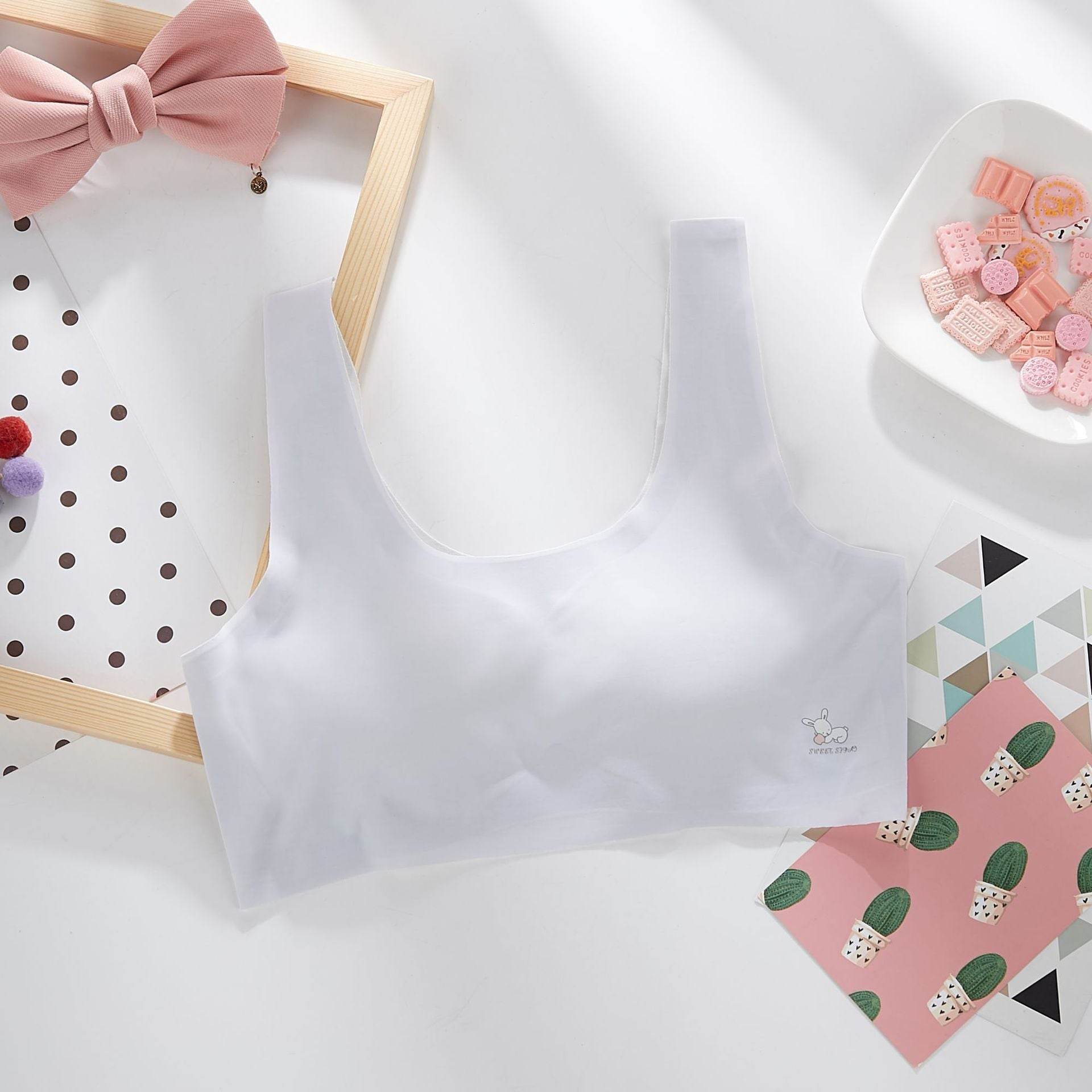 Non-Marking Non-Wireless Bra Modal Girl Underwear - Mubimart