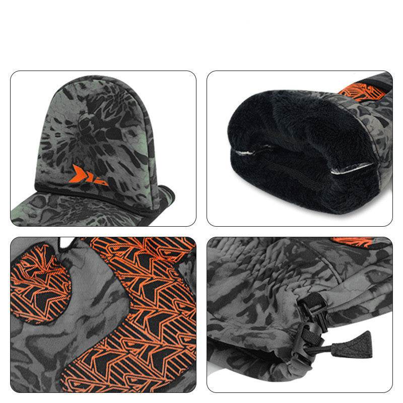 Fishing Gloves Windproof, Waterproof, Non-Slip Gloves - Mubimart