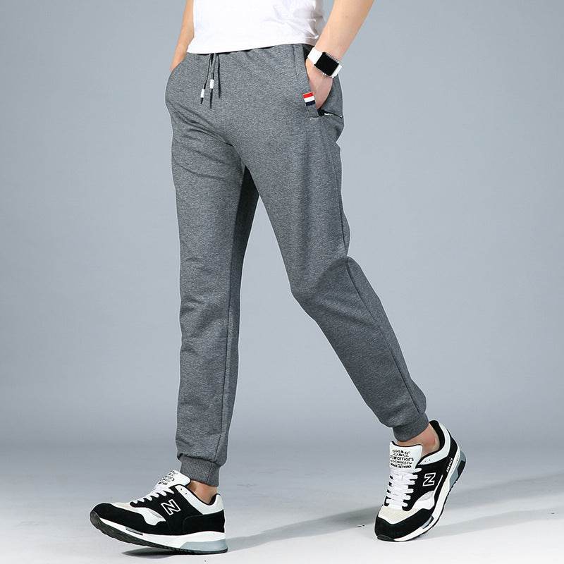Stretch Waist Casual Sweatpants - Mubimart