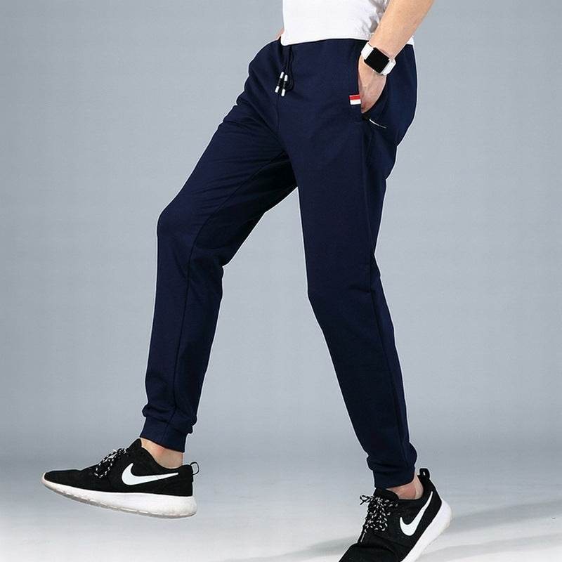 Stretch Waist Casual Sweatpants - Mubimart