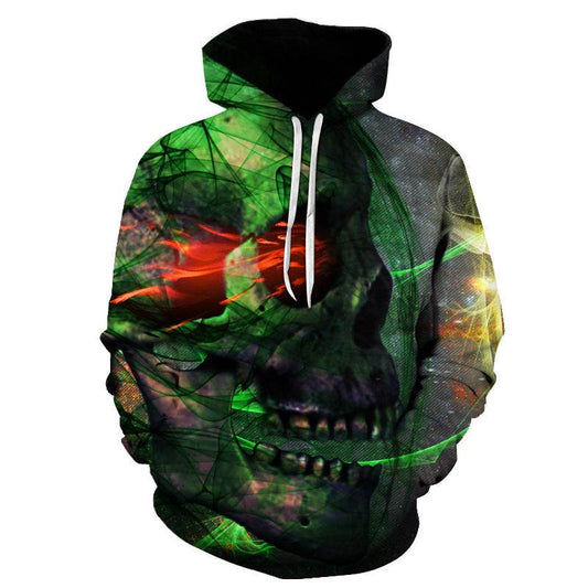 Spring and Autumn Men's 3D Sweatshirt European and American Plus Size Couple Hoodie - Mubimart