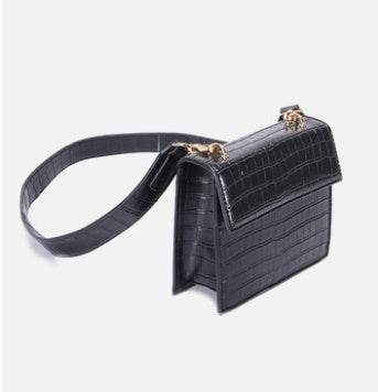 Wide Shoulder Strap Small Square Bag Shoulder Bag Women - Mubimart