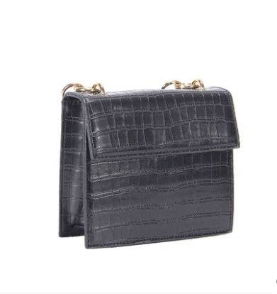 Wide Shoulder Strap Small Square Bag Shoulder Bag Women - Mubimart