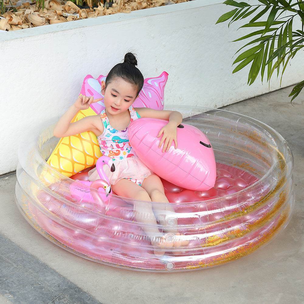Inflatable Pool Circular Circular Ocean Ball Pool Household Baby Bath Tub - Mubimart