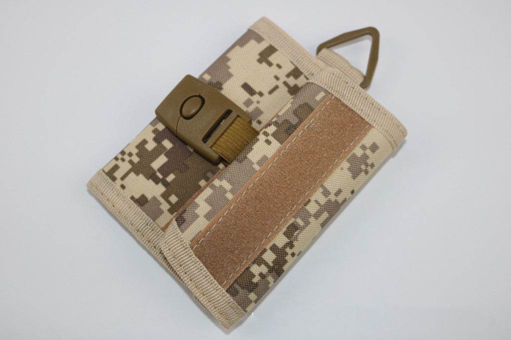 Velcro Shortcut Camouflage Wallet - Mubimart