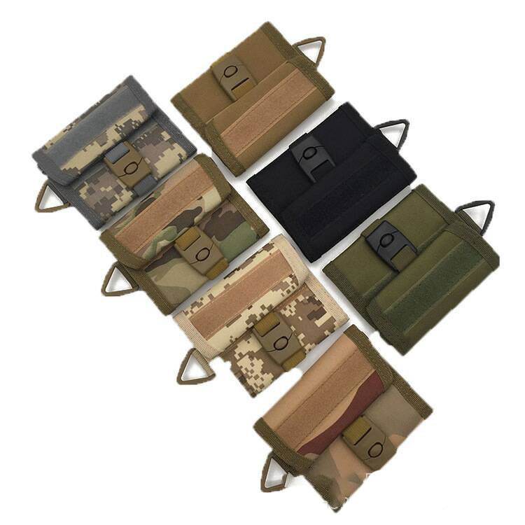 Velcro Shortcut Camouflage Wallet - Mubimart