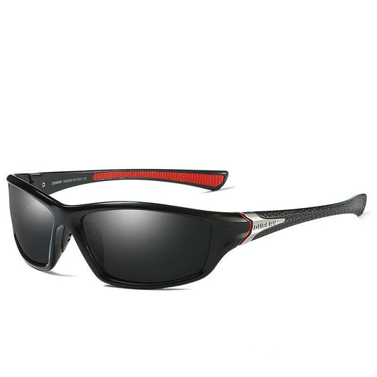 DUBERY Square Sports Style Polarized Sunglasses Men Brand Original Design Sun Glasses Male Ultralight Glasses Frame Goggles - Mubimart