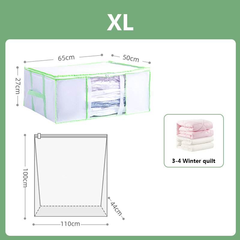 Taili Vacuum Compression Storage Box Bag Large Foldable Fabric Box - Mubimart