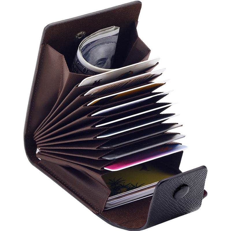 Small Organ Card Holder Male Large-Capacity Multi-Card Holder Student Campus Multi-Function Bank Card Holder Bank Card Holder - Mubimart