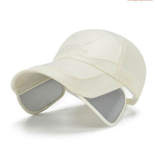 Summer Outdoor Mesh Hat Baseball Cap Men's Sun Hat Travel Sunshade Cap - Mubimart