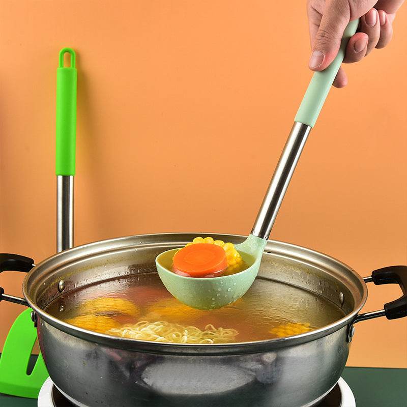 Color Silicone Kitchenware Set Silicone Cooking Shovel Spoon 14 Sets Of Kitchenware - Mubimart