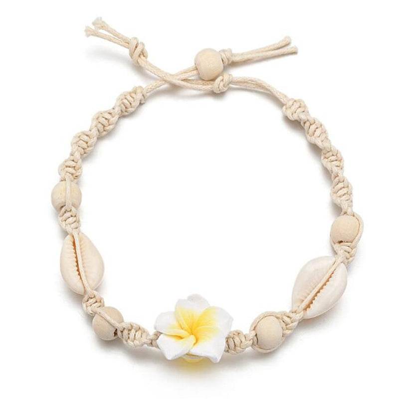 Beach Barefoot Bracelet Ankle SeaShell Anklet For Women Foot Jewelry - Mubimart