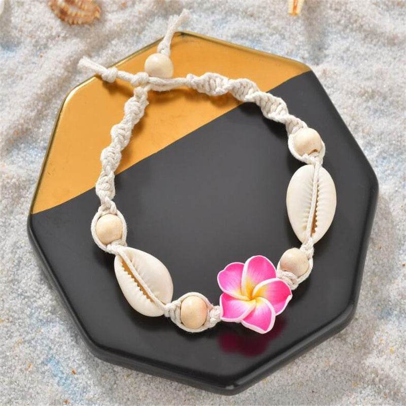 Beach Barefoot Bracelet Ankle SeaShell Anklet For Women Foot Jewelry - Mubimart