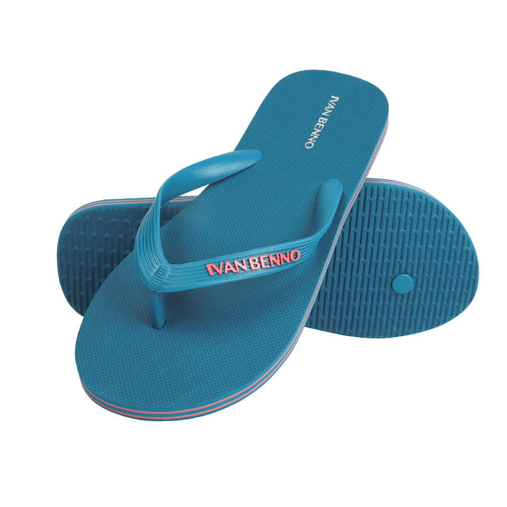 Summer Cross Border Flip Flop Men''s Smple Antiskid Rubber Beach Shoes - Mubimart