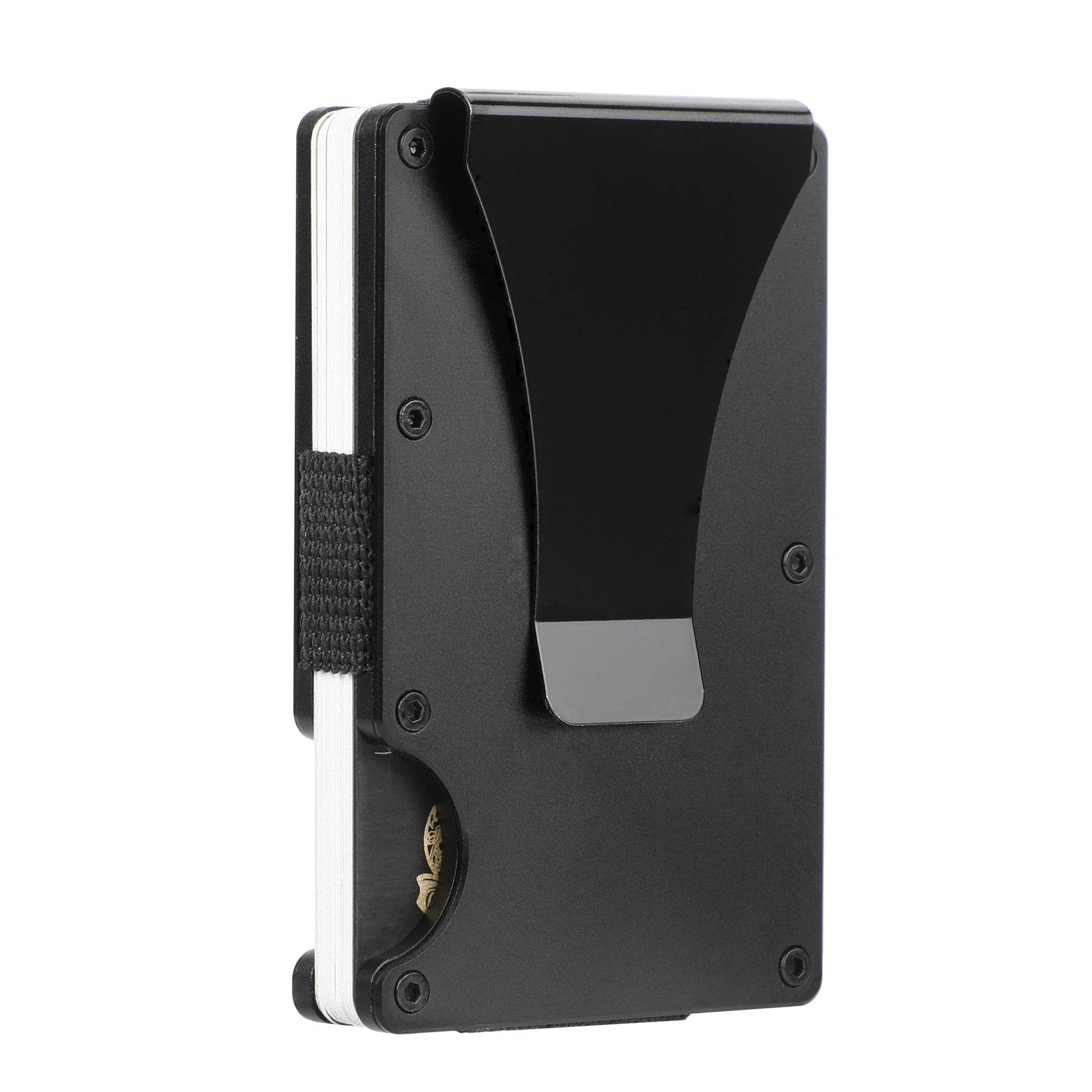 Mens RFID Blocking Slim Money Clip Wallet ID Credit Card Holder Thin Minimalist - Mubimart