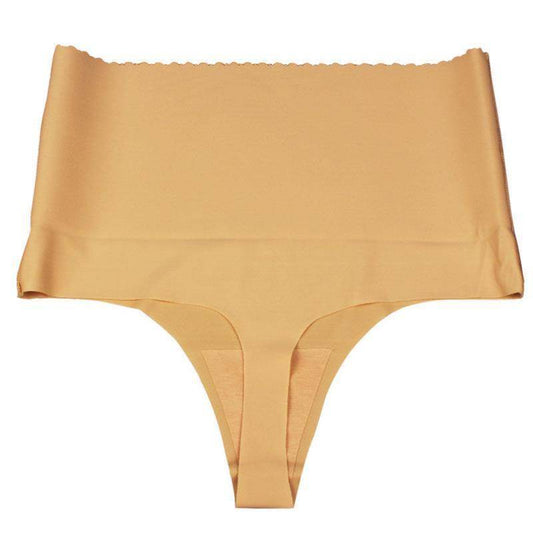 European And American New Style High-Waist Belly-Lifting Waistband Panties Thong Women's Postpartum Belly-up Briefs Panties Plus Size - Mubimart