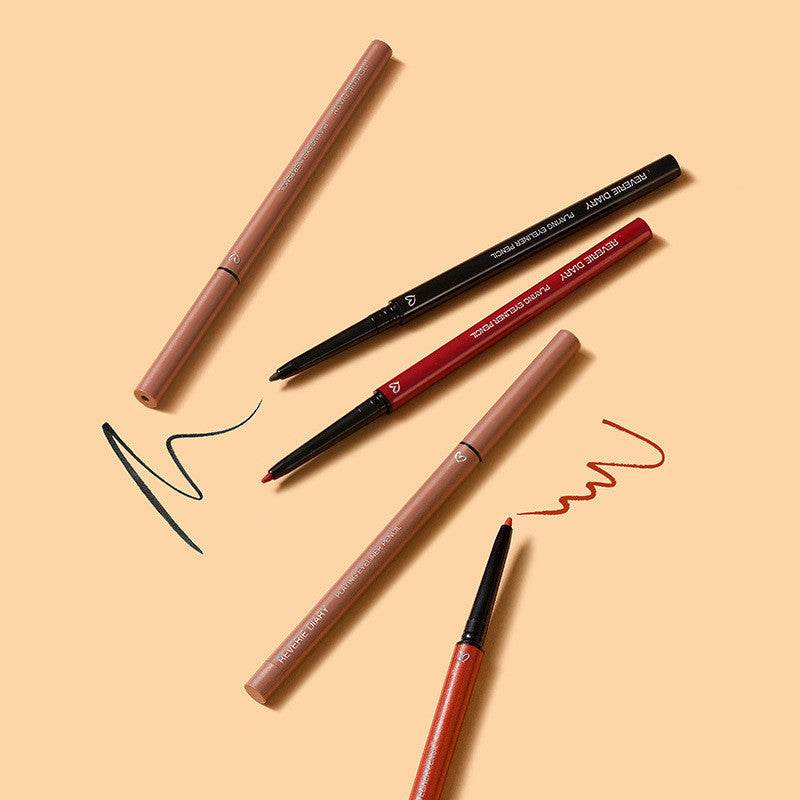 Dream Diary, Eye Liner, Pencil Eyeliner, Cream, Very Thin Brown Waterproof. - Mubimart