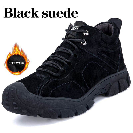 Safety Shoes, Steel Toe, Smash-Proof, Puncture-Proof And Waterproof Work Safety Boots - Mubimart