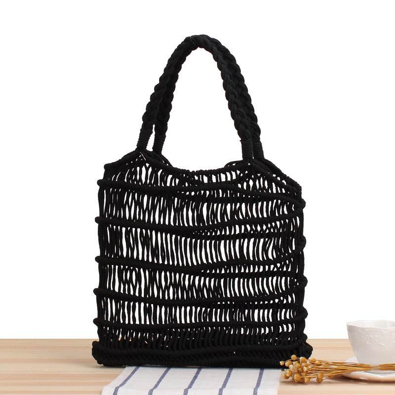 Female Sensual Straw Bag Beach Bag - Mubimart
