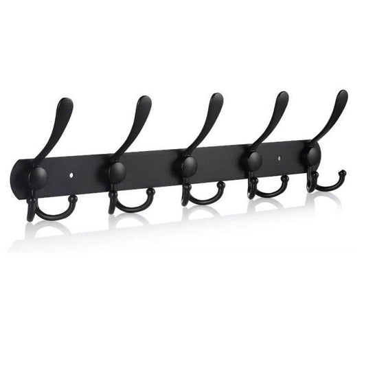 Black Stainless Steel Garment Hook Hook White - Mubimart