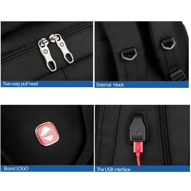 College Student Hard Shell Computer Backpack - Mubimart