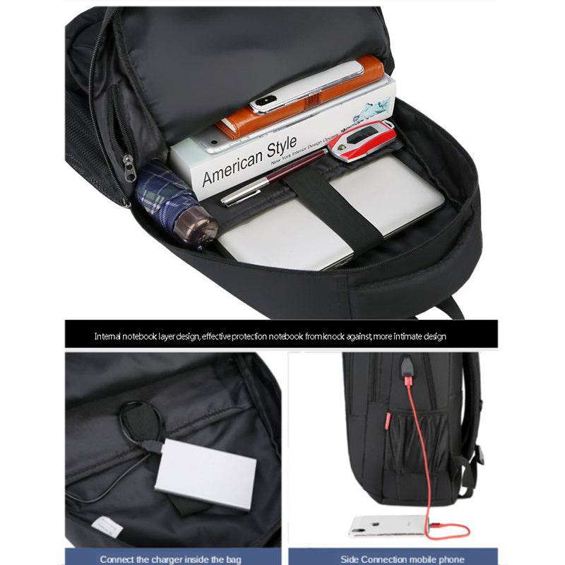 College Student Hard Shell Computer Backpack - Mubimart